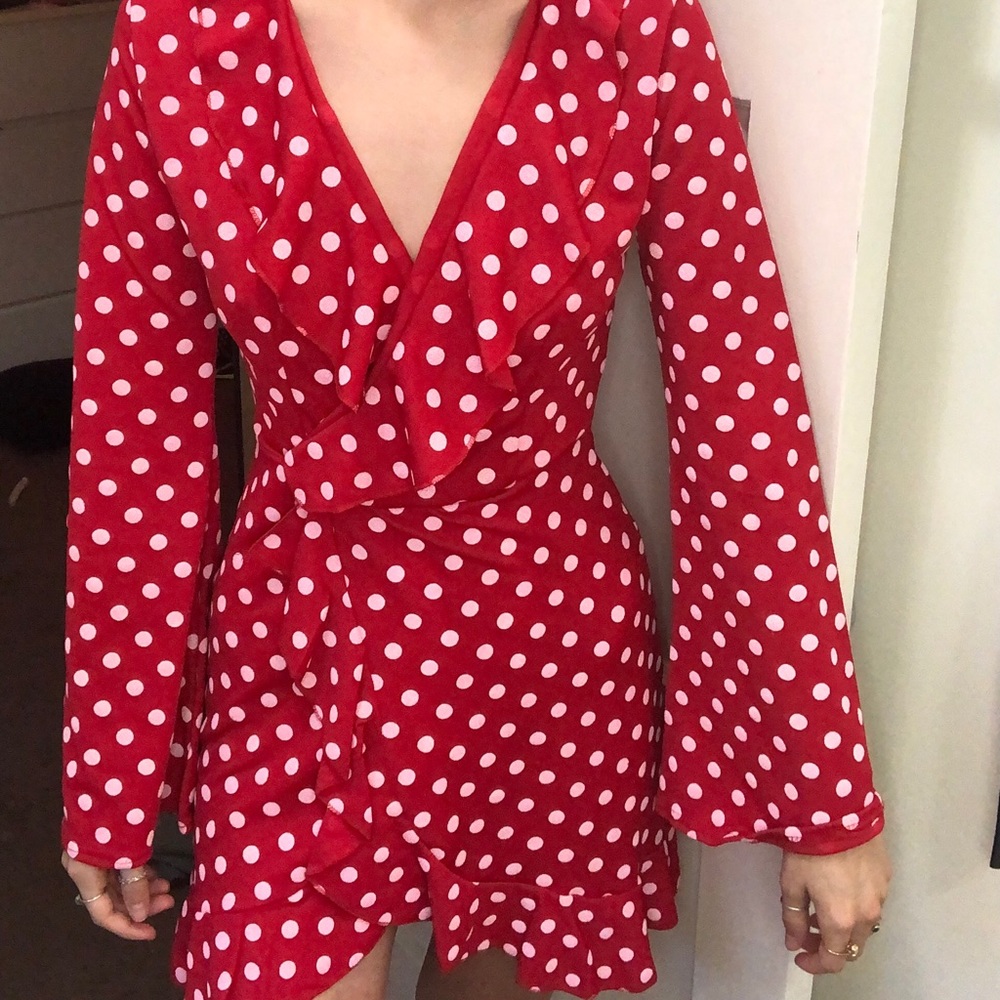 Pretty Little Thing Women’s Polka Dot Dress